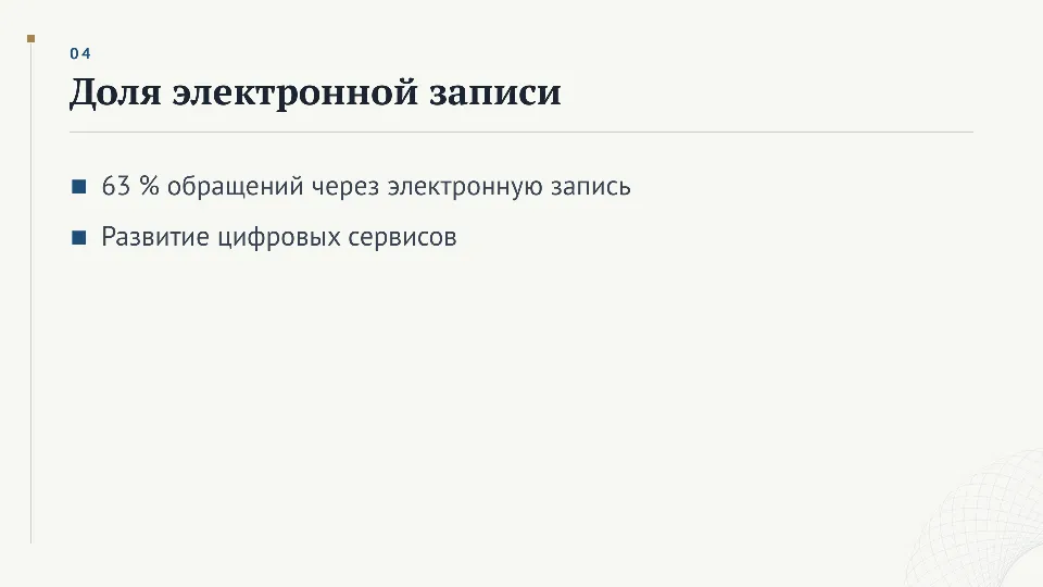 Слайд 4 из 9: Итоги работы центра госуслуг за год