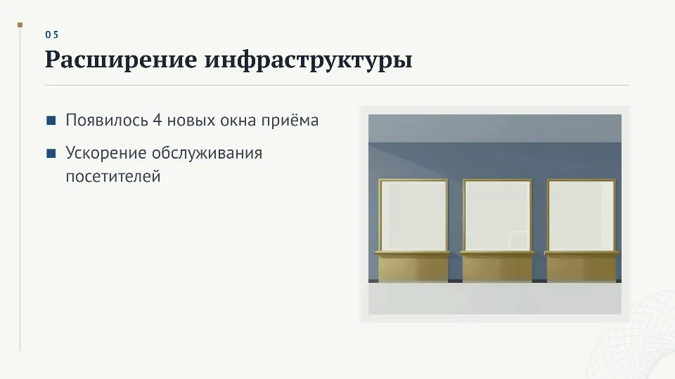 Слайд 5 из 9: Итоги работы центра госуслуг за год